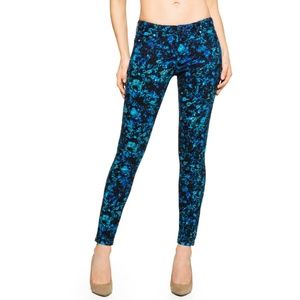 Justfab Floral Printed Signature Skinny Jeans